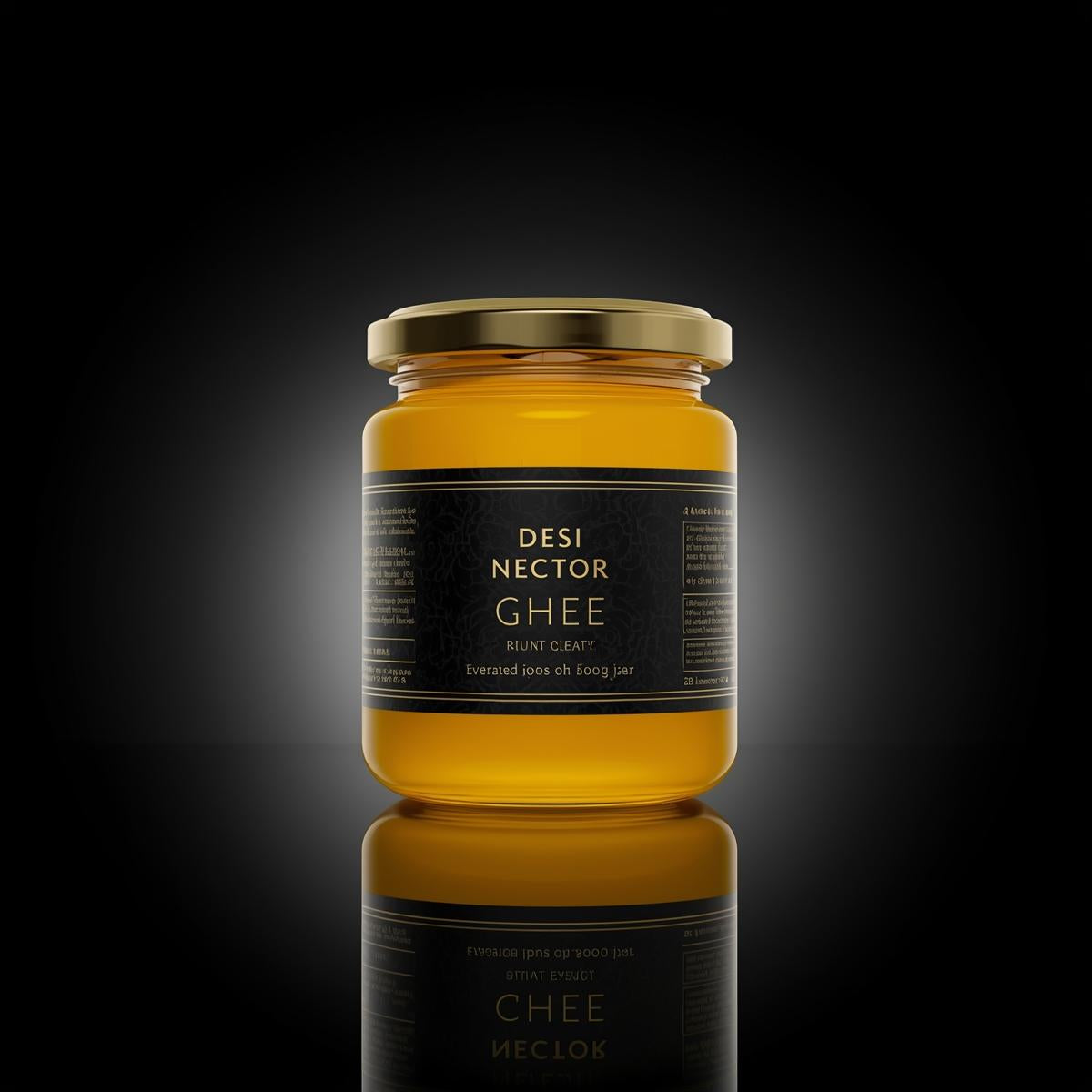 DESI NECTOR A2 BILONA  GHEE - COMBO ( 1 LITER & 500 ML )