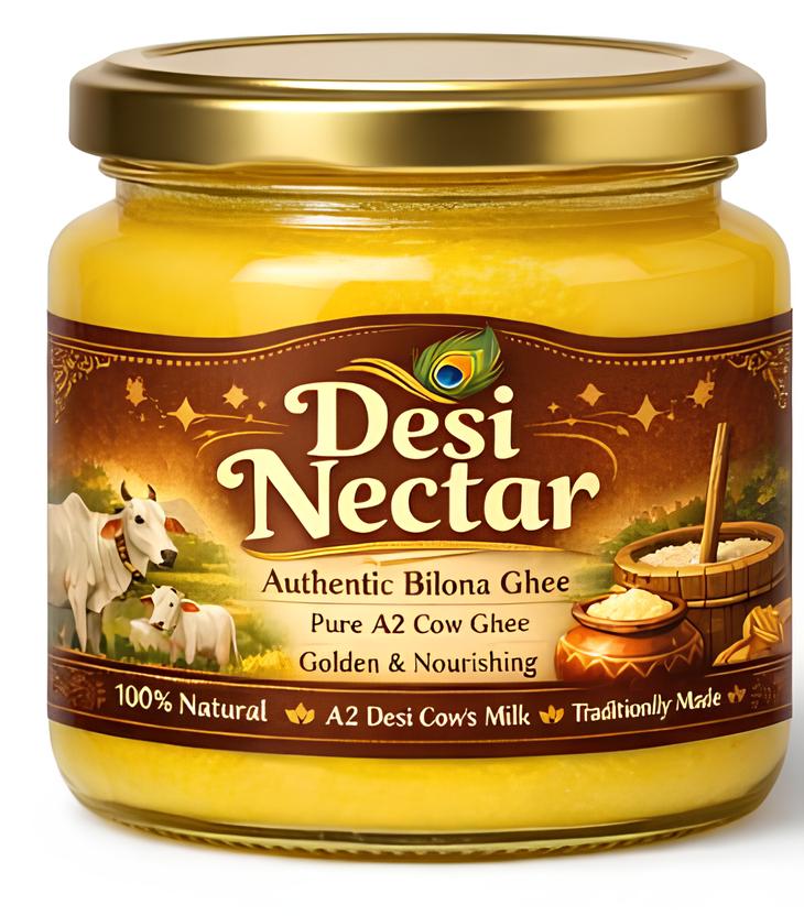 Desi Nectar A2 Bilona Ghee - 500 ML